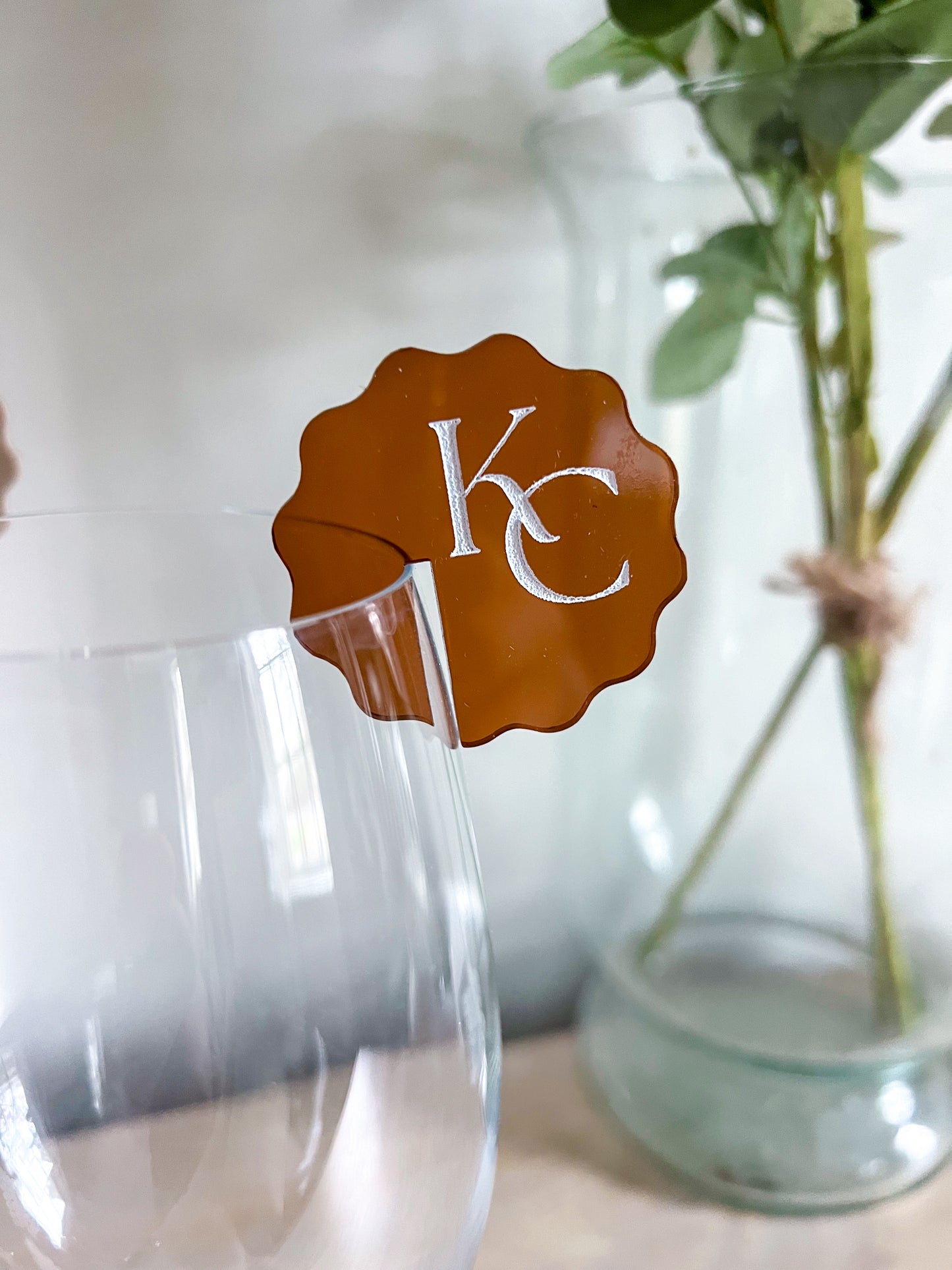 Boho Neutral Drink Tag | Wedding Favor | Wedding Drink Tag