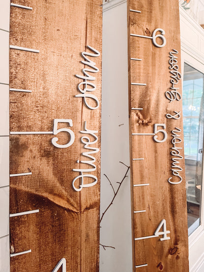 Growth Chart Ruler