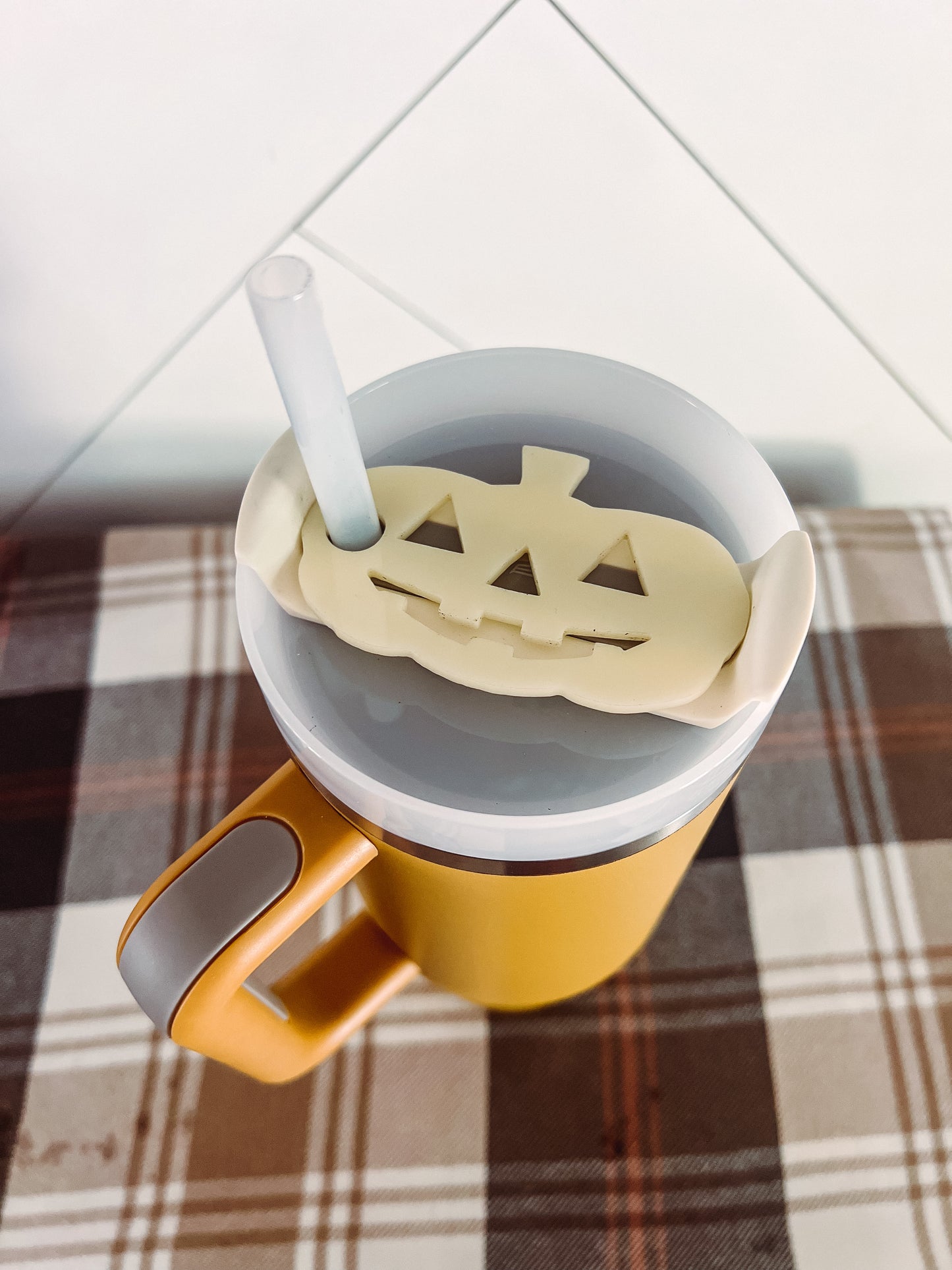 Pumpkin Stanley Tumbler Lid Accessory