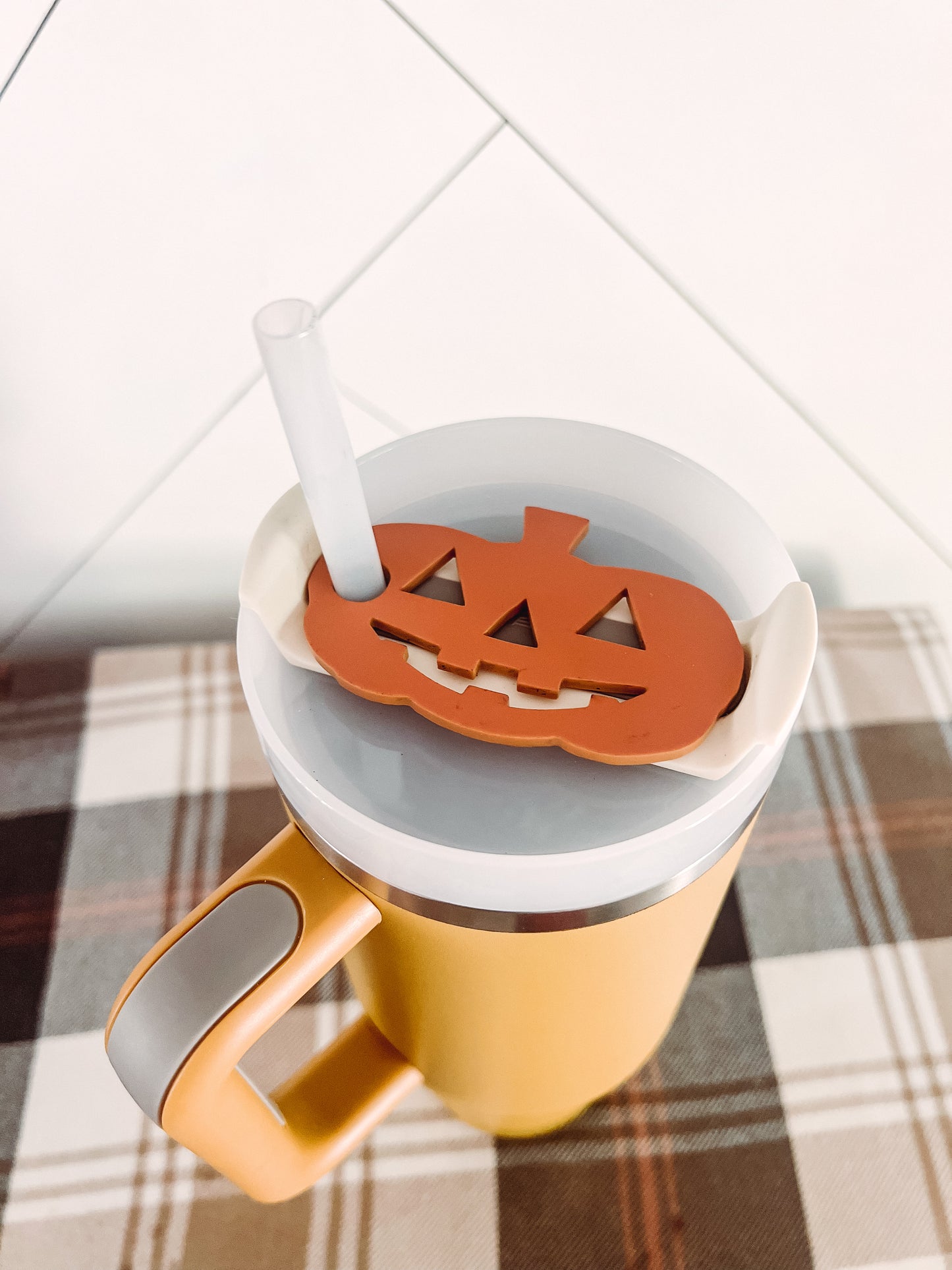 Pumpkin Stanley Tumbler Lid Accessory