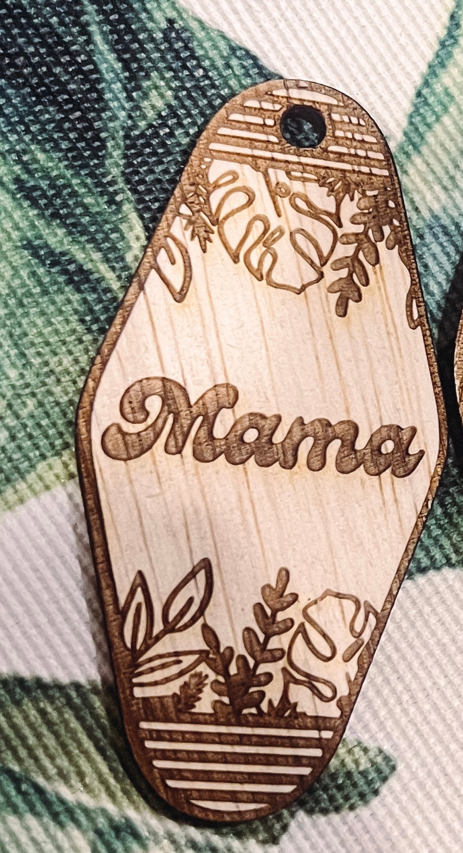 Tropical Mama keychain