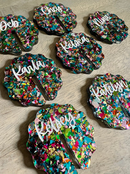 Confetti Drink Tags