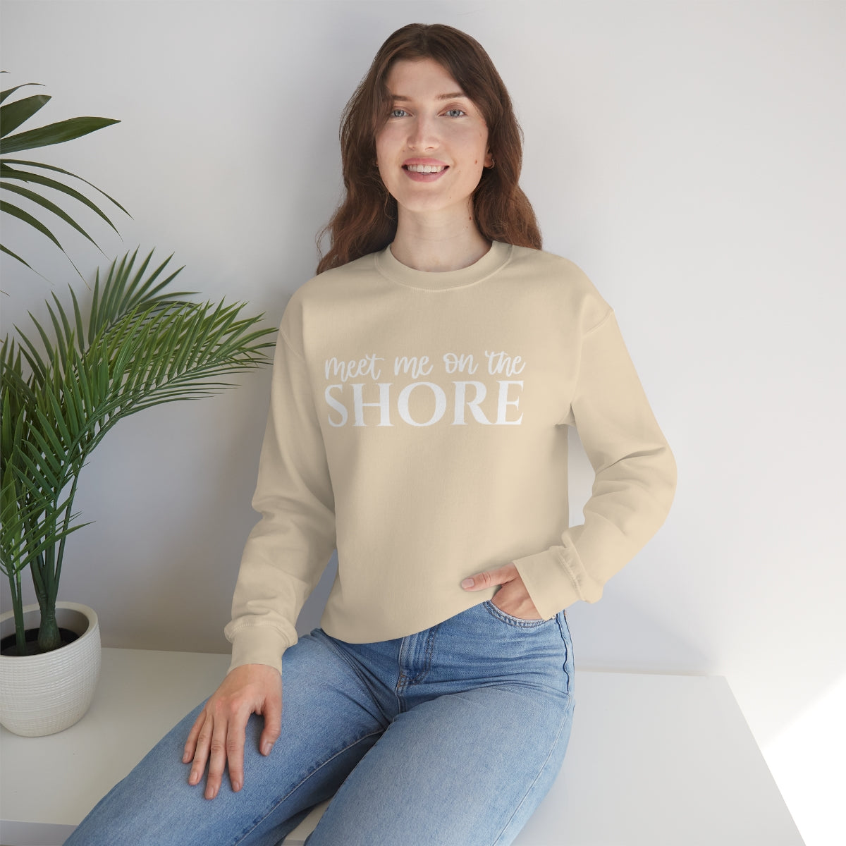 Meet Me on the Shore Unisex crewneck