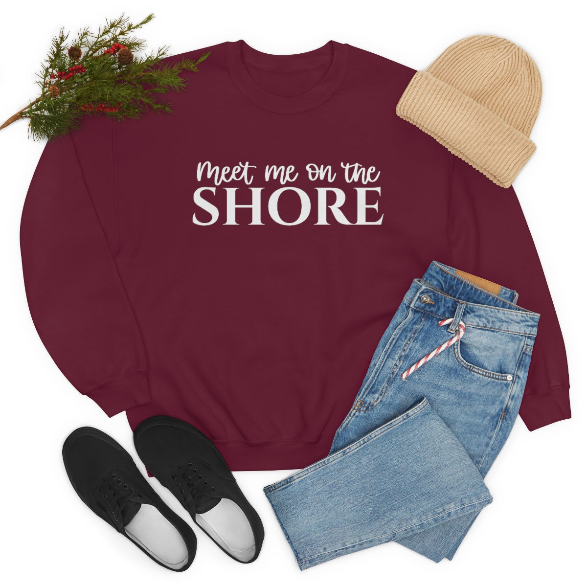 Meet Me on the Shore Unisex crewneck