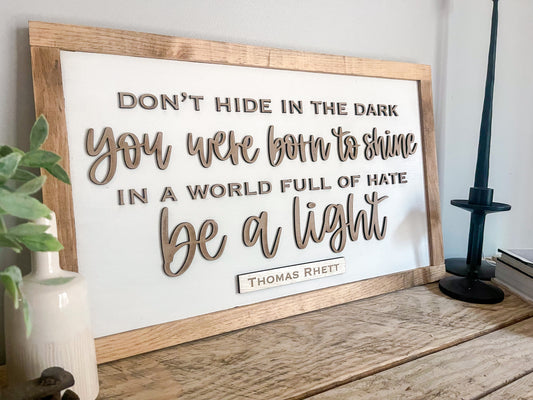 Be A Light Thomas Rhett lyrics