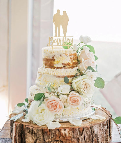 Custom Silohouette  Cake Topper