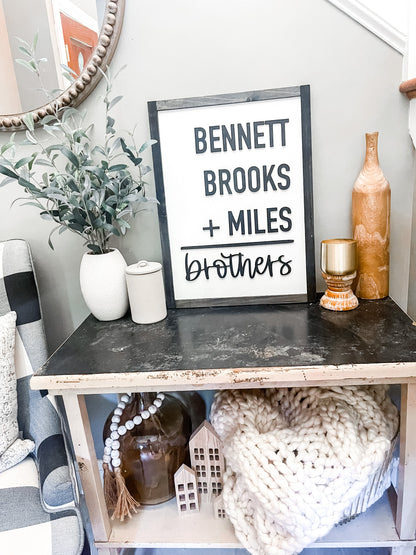 Family Flashcard sign