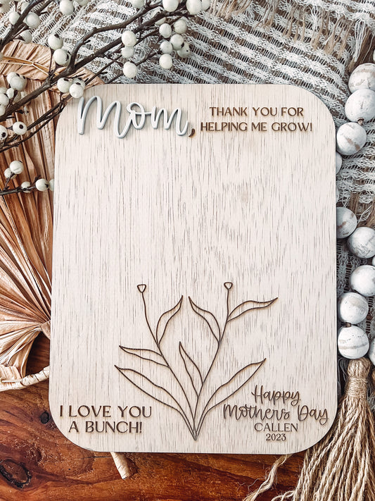 Mothers Day DIY Handprint Sign