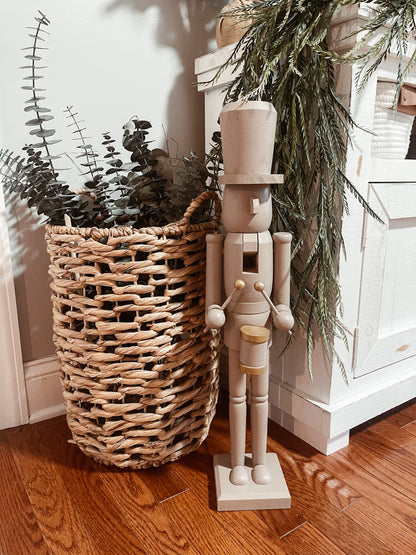 24" Boho Neutral Nutcracker Drummer