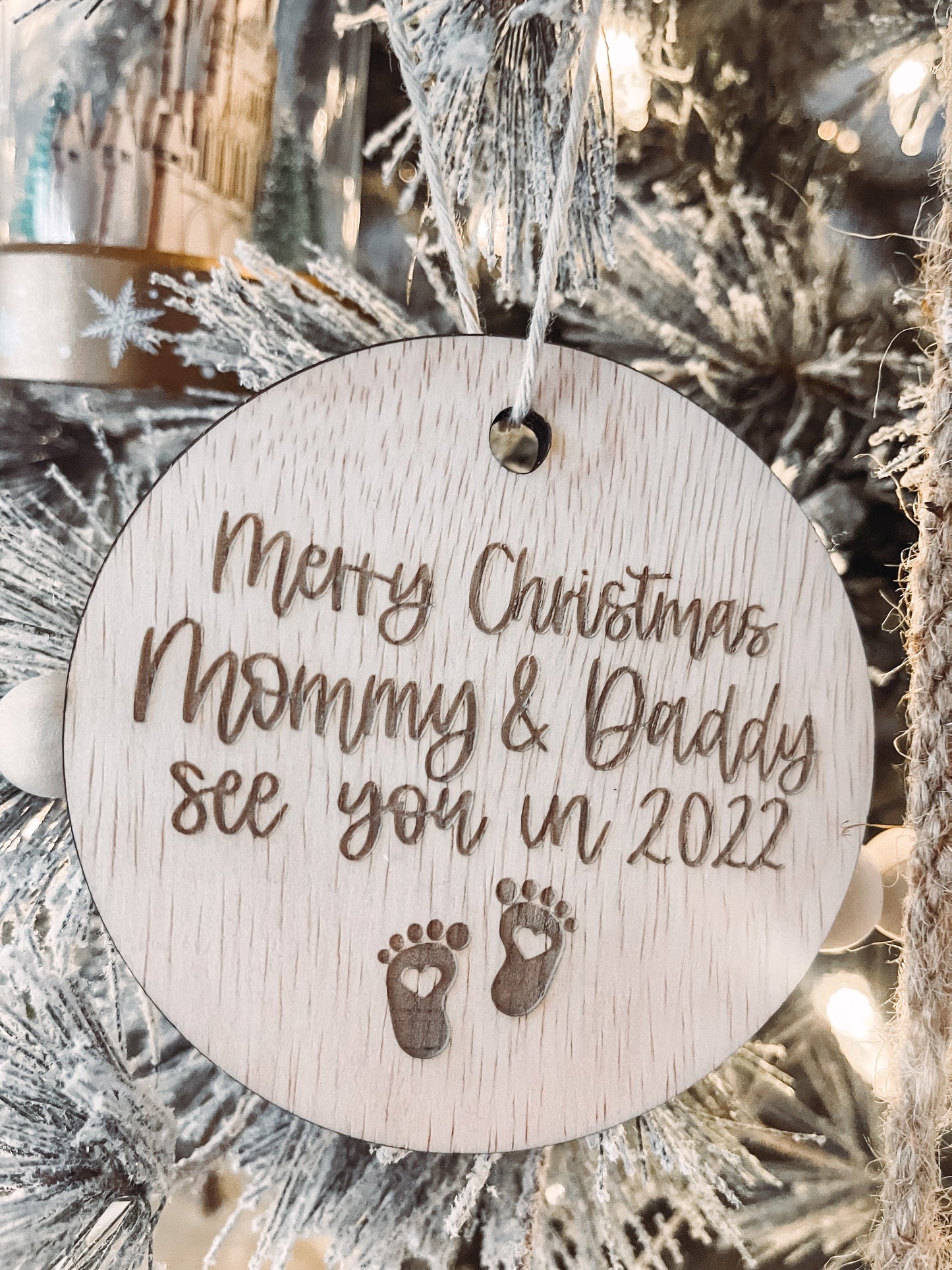 Baby Announcement Ornament