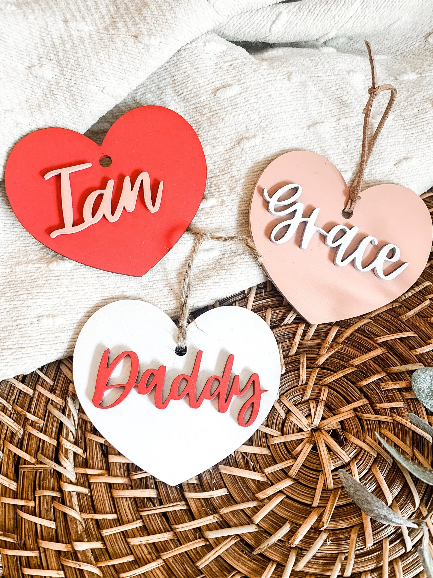 Valentine’s Day heart tag
