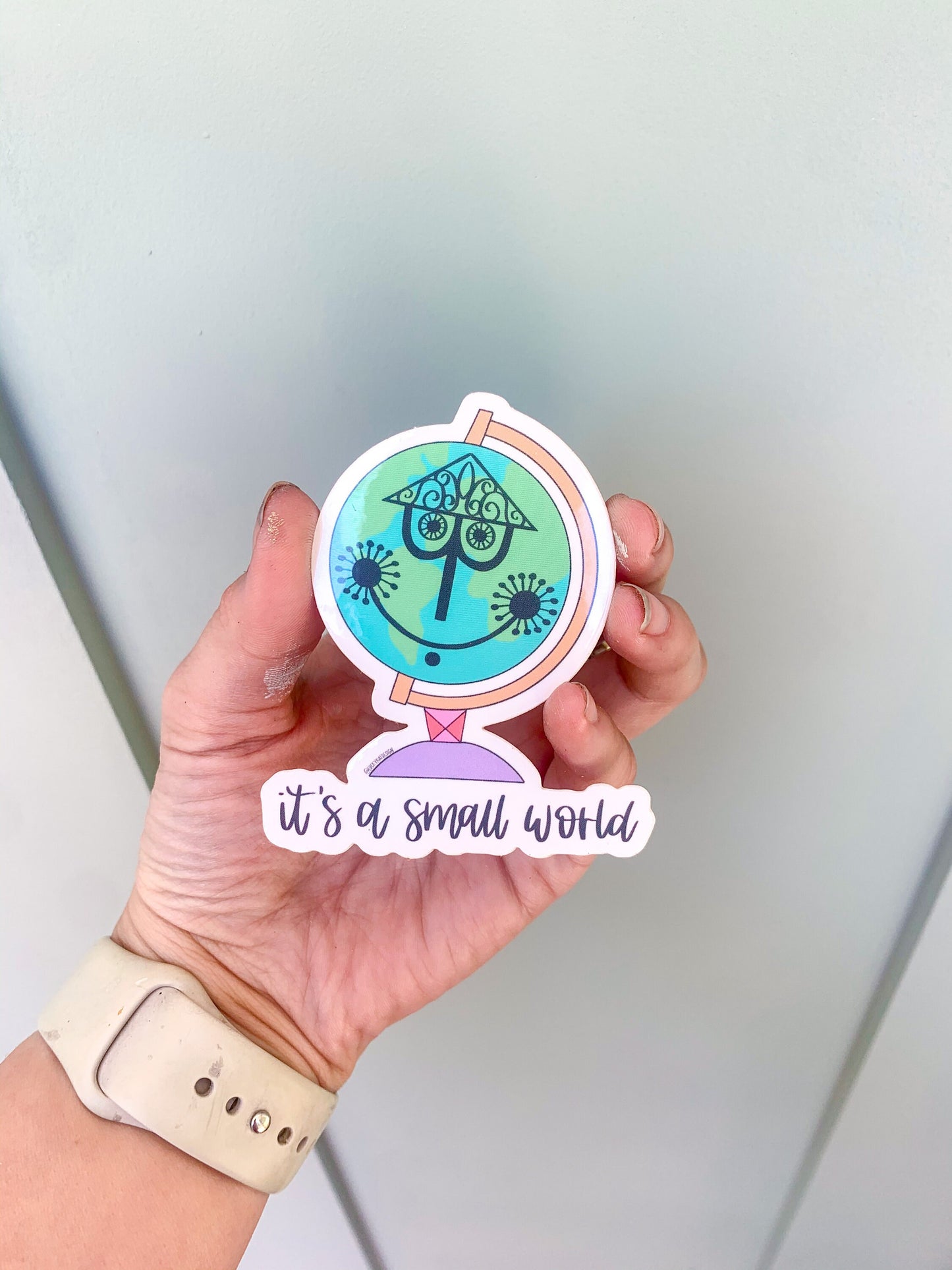 it’s a small world sticker | sticker |