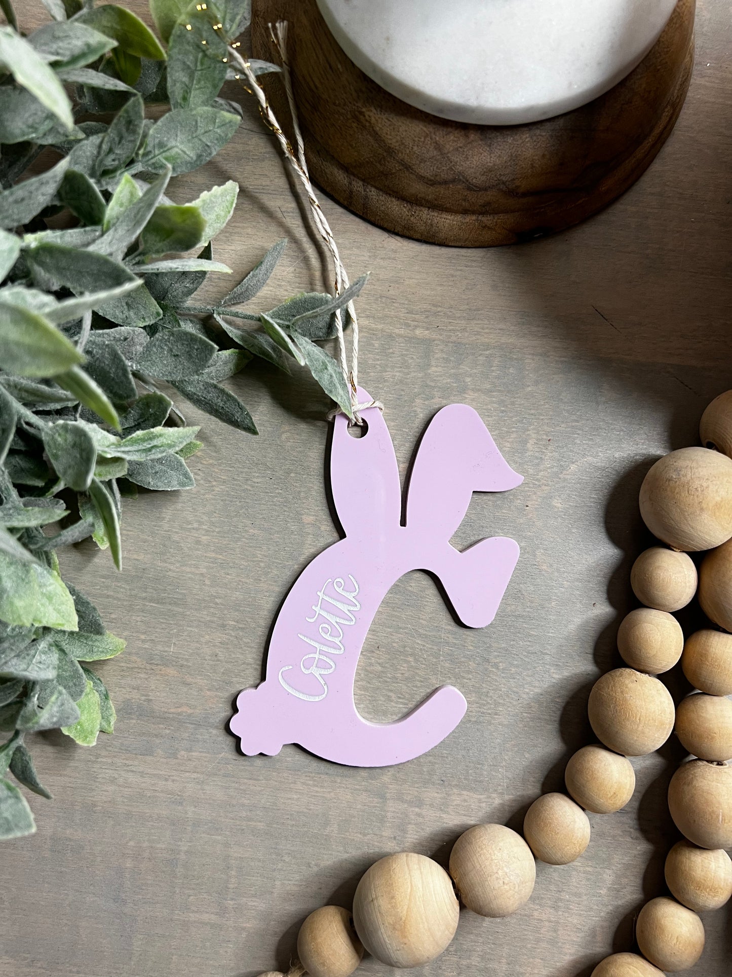 Easter Basket Tag | Acrylic Easter Basket Tag