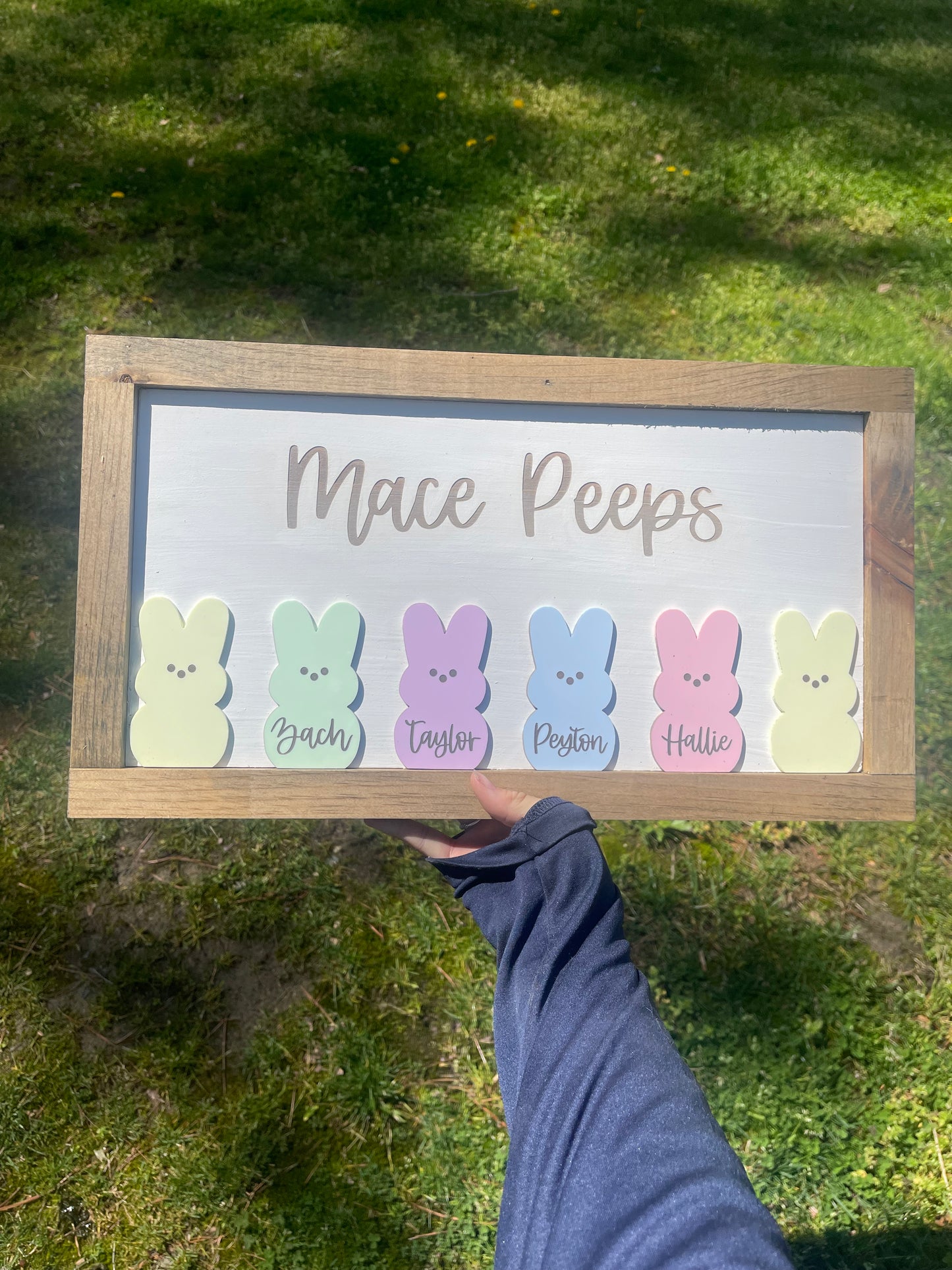 Peep Family Custom Sign