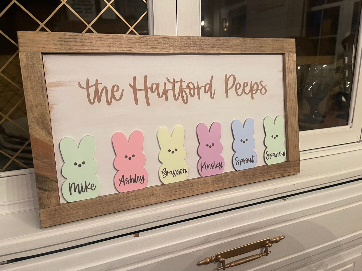 Peep Family Custom Sign